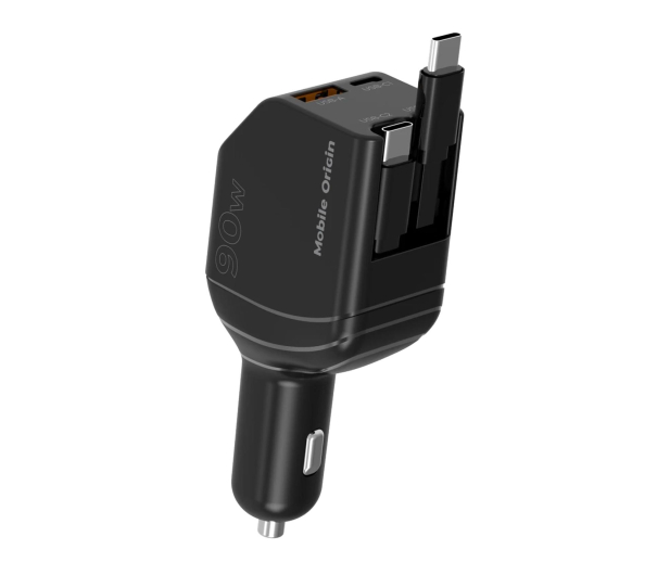 Mobile Origin Car Charger 90W CA22 USB-C + USB-A, 2x USB-C Cable - 1502706 - zdjęcie